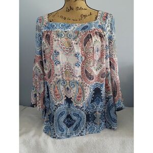 Zac & Rachel Womans  blouse Size Small‎